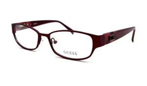 NEW GUESS GU 2412 RD SATIN RED AUTHENTIC EYEGLASSES 52 - 16 - Picture 1 of 4