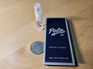 1 x Ralph Lauren Polo Est 67 Eau de Toilette Men's Cologne Spray Sample #RA-07 - Picture 1 of 2