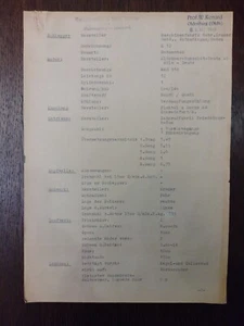 Original letter / data sheet of Kramer Werke about the K12 tractor from 1949 - Picture 1 of 2