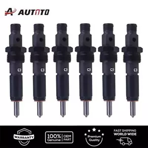6Pcs Fuel Injector 0432133787 for Cummins 6BT5.9 6BTAA Diesel Engine 330 Marine - Picture 1 of 6