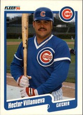 1990 Fleer Update Baseball Card #10 Hector Villanueva Rookie