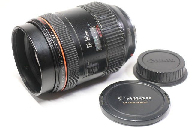 Canon EF Camera Lenses 28-80mm Focal f/2.8-4 Maximum Aperture for