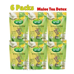 6X Malee Tee Detox Thai Kräuter Bio Sofortreinigung Darm Gewicht Ergänzungen - Bild 1 von 12
