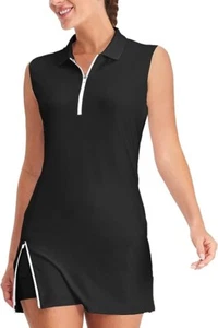 Vestido de golf o tenis Hiverlay para mujer atlético con pantalones cortos interiores 2 bolsillos XS - Imagen 1 de 19