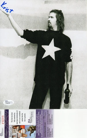 Krist Novoselic Signed 8x10 w/ JSA COA #P92315 Nirvana Cover