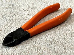 HPW GERMANY 170MM DIAGONAL CUTTING PLIERS ORANGE PVC GRIP MADE IN WEST-GERMANY - Picture 1 of 12
