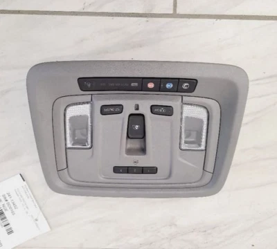 2019-2022 Chevy Silverado Sierra 1500 Roof Overhead Console Without Sunroof GRAY - Image 1 of 2