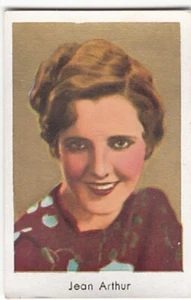 JEAN ARTHUR SCHAUSPIELERIN ACTRESS ACTRICE IMAGE CARD 1930'S - Picture 1 of 2