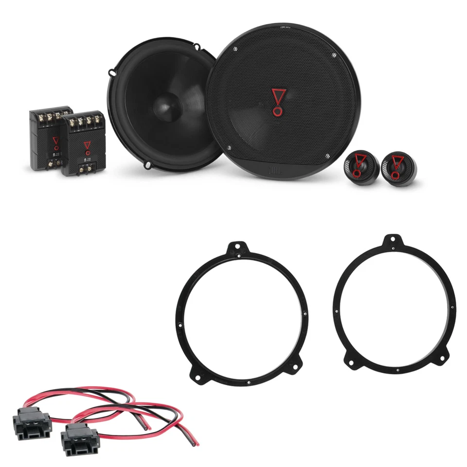 JBL Stage3 607C 2-Wege 3 Ohm Einbauset für 3er E46 Limousine Coupé Touring vorne - Bild 1 von 1