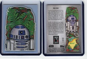 2023 Topps Chrome Star Wars Return of the Jedi 40th Anniversary #1 R2-D2 - Picture 1 of 1