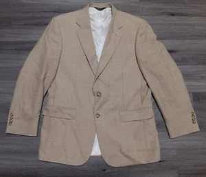 Blazer Abrigo Deportivo Jos A Bank Para Hombre Beige Lino Lana 2 Botones Talla 44R - Imagen 1 de 8