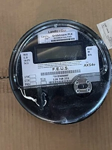 LANDIS+GYR ELECTRICITY METER AXS4e, FM 3S, 120-277 VOLTS - Picture 1 of 4