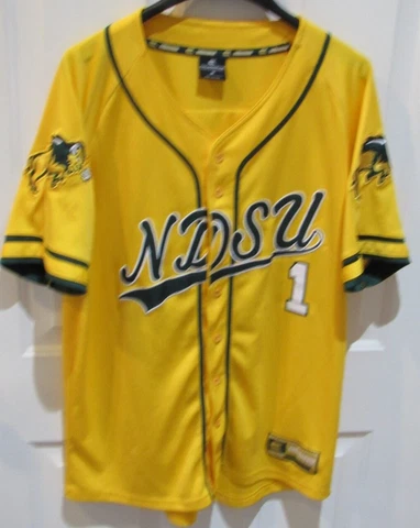 NDSU North Dakota State Bison Baseball Jersey Colosseum Athletics Men's Medium Cover