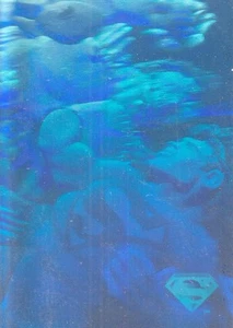 SUPERMAN HOLO SERIES U PICK SILVER HOLOACTION INSERT CARD H1 OR H2 HOLOGRAM - Picture 1 of 2