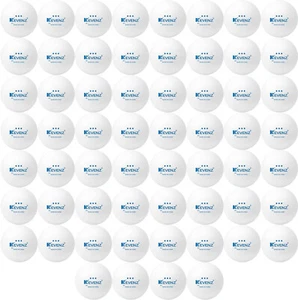 Kevenz 60-Pack Ping Pong Balls 3 Star Advanced Table Tennis Balls, White - Picture 1 of 4
