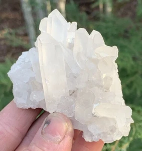 RACIMO CRISTAL NATURAL ALTA VIBRACIÓN CUARZO SAMADHI ROSA HIMALAYA - Imagen 1 de 13