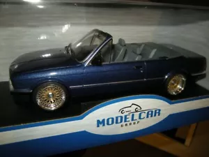 BMW Serie 3 E30 descapotable 1:18 azul/azul en VP Spezialumbau Tuning - Imagen 1 de 1