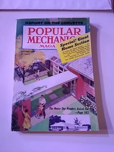 Popular Mechanics Magazine Vintage October 1954 - Foto 1 di 3