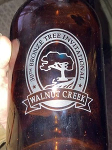 64oz Beer Growler Golf Walnut Creek 30th Bronze Tree Invitational 1.89L Michigan - Picture 1 of 2