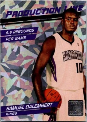 2010-11 Donruss Production Line Cracked Ice Samuel Dalembert #67 Kings Parallel - Image 1 of 2