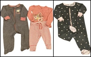 Conjunto de pantalones para dormir bebé niña lote 3-6 meses Gerber Baby Gap - Imagen 1 de 6
