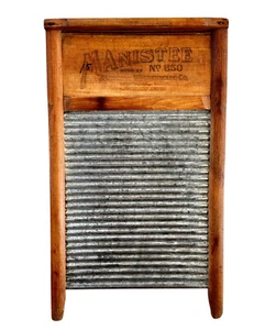 Antique 24” Laundry Washboard VGC Primitive Home Décor Manistee MI - Picture 1 of 7