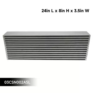 Universal Performance DIY Bar & Plate Intercooler Core 610x203x89mm 24"x8"x3.5" - Bild 1 von 10