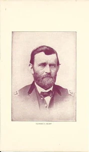 1897 Retrato de la Guerra Civil estampado del general Ulises S. Grant - Imagen 1 de 1