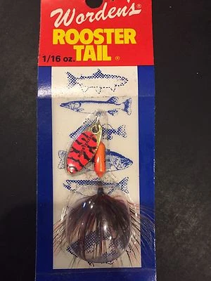 Worden's Rooster Tail 206 1/16 oz FRBT Foto 1 de 2