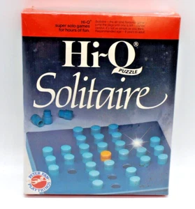 Hi-Q Solitaire GAME Vintage New in Box SEALED Solo 1 Player Peter Pan Playthings - Picture 1 of 11