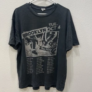 GARAGE BROOKLYN TOUR 1977 TEE T-SHIRT GRUNGE SUN FADED VINTAGE STYLE SOFT XS/S - Picture 1 of 14