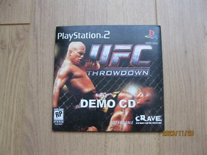 UFC Throwdown E3 Demo CD Sony Playstation 2 PS2 Used Promotional Promo - Picture 1 of 4