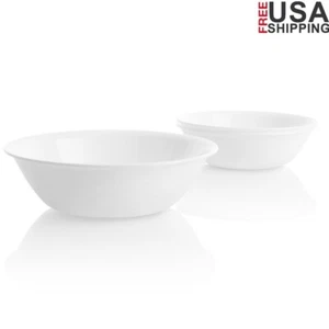 Stackable Glass Serving Bowl Set 3pcs Microwave Dishwasher Safe Durable Kitchen - Picture 1 of 8