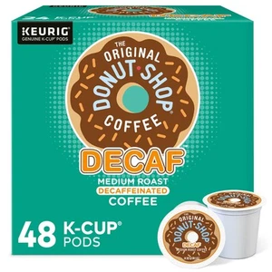 The Original Donut Shop Decaf Keurig Single-Serve K-Cup Pods, Medium Roast Co... - Picture 1 of 9