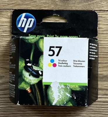 Genuine HP57 Tri-colour Ink Cartridge - Boxed/Unopened - NEW Old Stock - Image 1 of 2