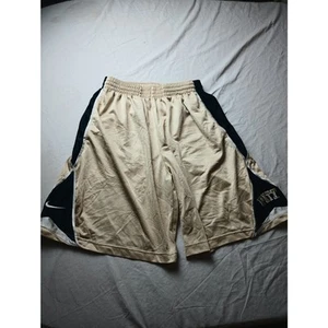 Nike Team Vintage Basketball Shorts Pitt Gold Schwarz Herren Größe Medium - Bild 1 von 7