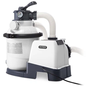 Intex Krystal Clear 1500 GPH Sand Filter Pump for Above Ground Swimming Pools - Picture 1 of 12