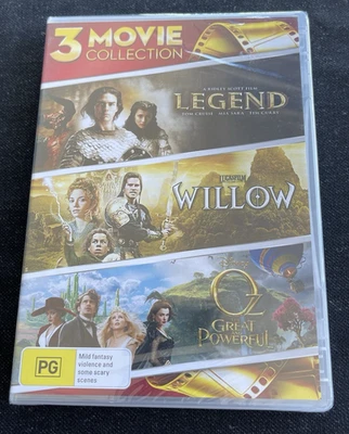 Legend / Willow / Oz-The Great and Powerful Box Set DVD 2020 R4 PAL NEW SEALED - image 1 of 4