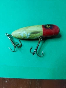 Vintage South Bend Bass  Oreno.  Wood Lure . Glass Eyes. - Picture 1 of 11