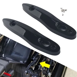hintere Blinkerverlängerung Umzug Kit für Harley Softail 2000–2020 schwarz Paar - Picture 1 of 9