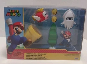Nintendo Super Mario Diorama Subacqueo Playset Figure Nuovo Sigillato 2019 Jakks - Foto 1 di 4