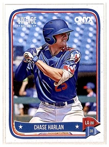 2023 Vintage Onyx Platinum Black Chase Harlan RC Los Angeles Dodgers #OVCHHA - Picture 1 of 2