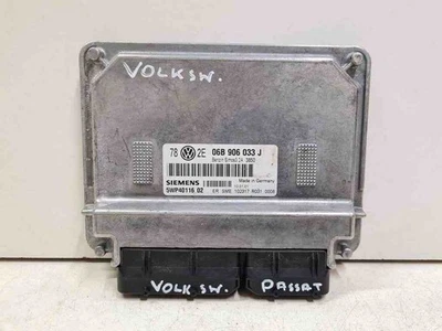VW PASSAT Variant B5 3B6 Engine Control Unit 06B906033J 5WP4011602 32719895 - Immagine 1 di 3