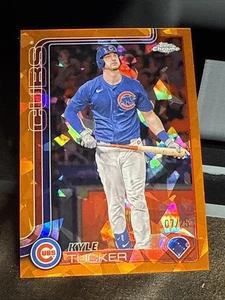 2025 Topps Chrome Sapphire - Kyle Tucker #103 Orange /25 - Picture 1 of 2