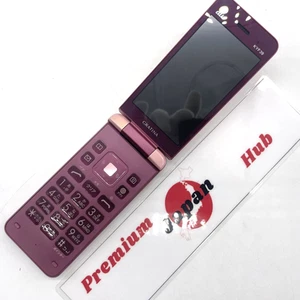 Kyocera GRATINA KYF39 Sakura Pink Unlocked Android Flip Phone Japan Keitai - Picture 1 of 11