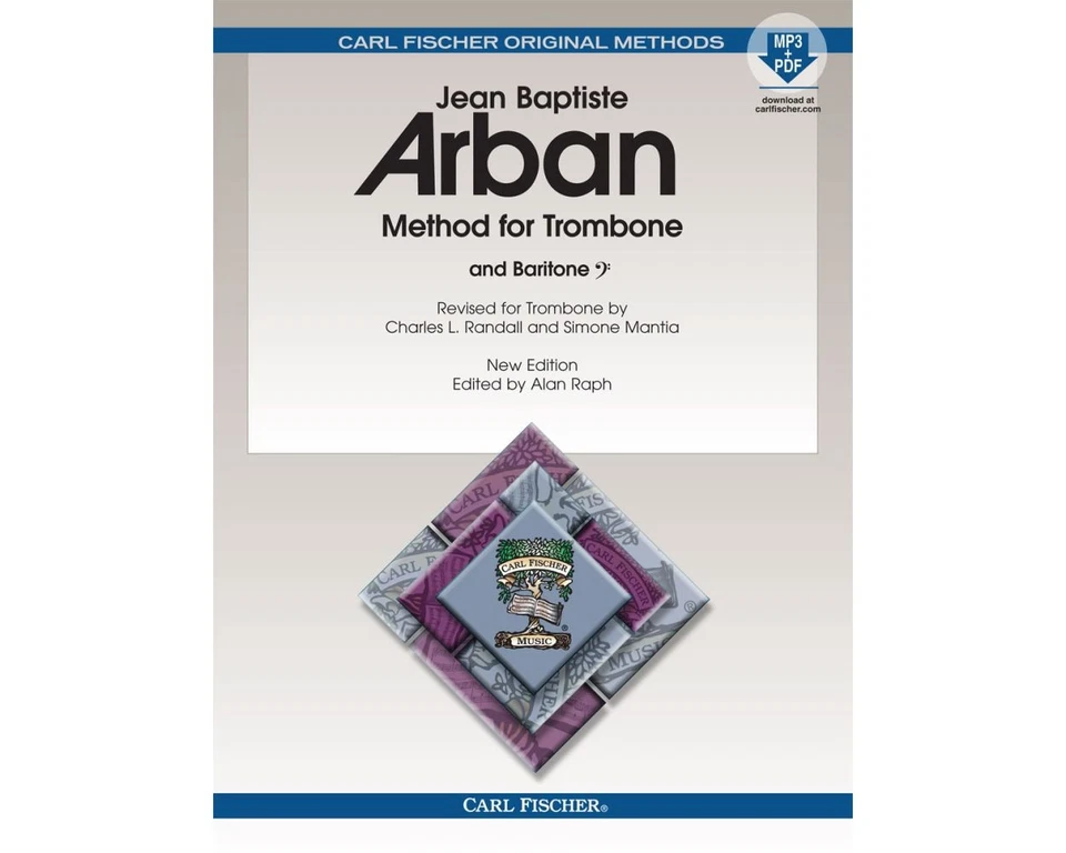 O23X - Arban Method For Trombone and Baritone - Book/MP3 - Image 1 of 1