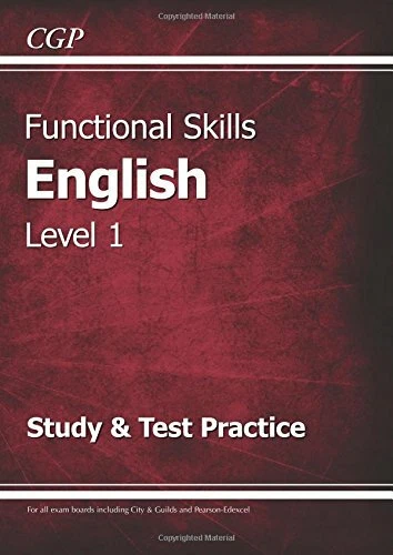 Functional Skills English Level 1 - Study & Test Practice By CGP Books - Image 1 of 1