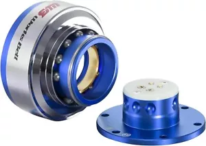 Works Bell Rapfix II 103340 Blue Quick Release Steering Wheel Hub Japan New - Picture 1 of 5