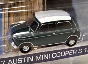 Greenlight 1/64 Austin Mini Cooper S 1275 1967 BR Green Diecast Model Car - Picture 1 of 4