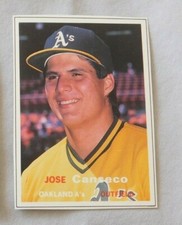 1990 SCD Pocket Price Guide #31 Jose Canseco Oakland A's Baseball Card